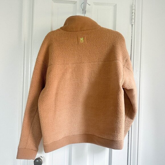 Dudley Stephens Palomino Pullover Camel Sherpa Fleece in Small - Picture 2 of 3